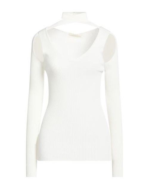 Woman Sweater Ivory Size L Viscose, Polyamide