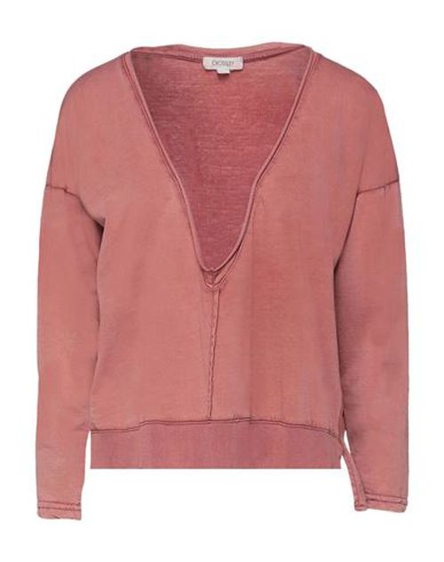 Woman Sweatshirt Antique rose Size M Cotton