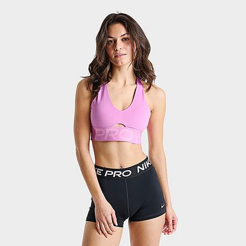 Women's Pro Sculpt Medium-Support Padded Sports Bra in Light Magenta/Pink Rise/White