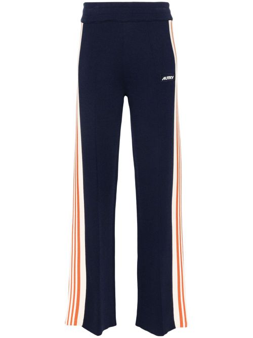 Striped track pants - Blue