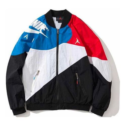 Legacy aj4 lightweight logo Printing Sports Splicing Jacket 'Usa'