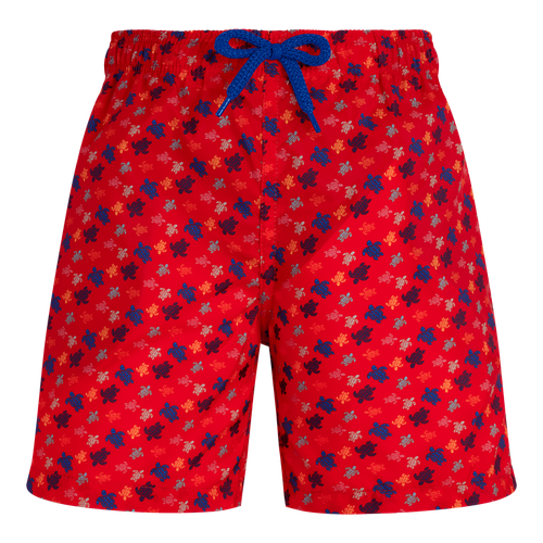 Boys Ultra-light And Packable Swim Trunks Micro Ronde Des Tortues Rainbow - Swimming Trunk - Jihin - Red