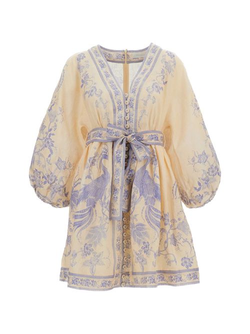 Indra Linen Mini Dress