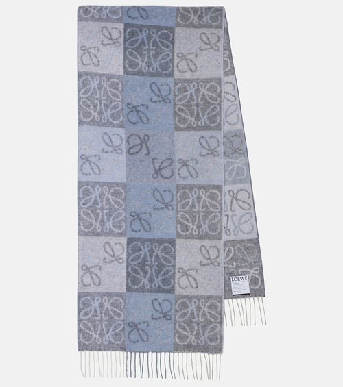 Anagram wool and cashmere scarf