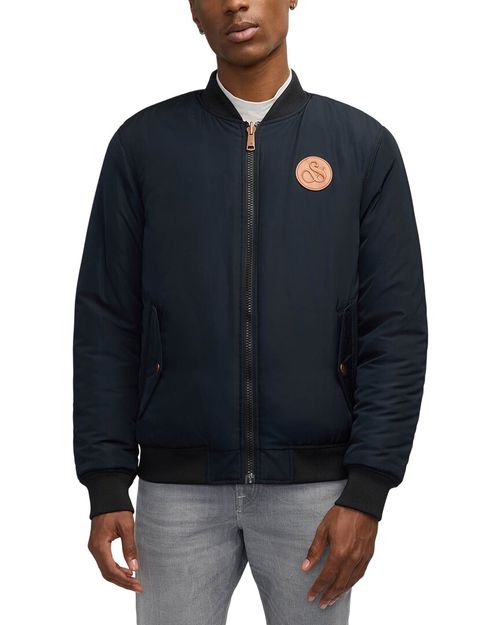 Evlon Reversible Varsity Bomber Jacket