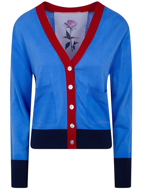 In Bed With You V Neck Printed Cardigan