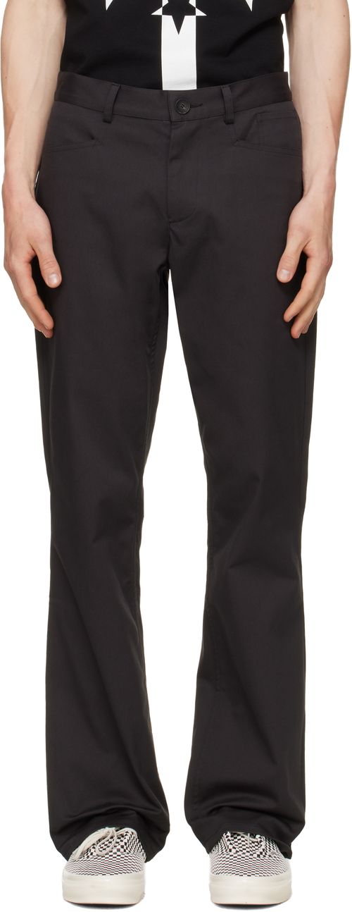 Gray Corey Bootcut Trousers