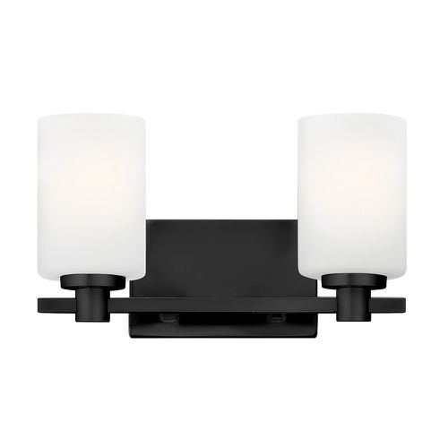 Black LED Bathroom Vanity Light from the Karlie Collection