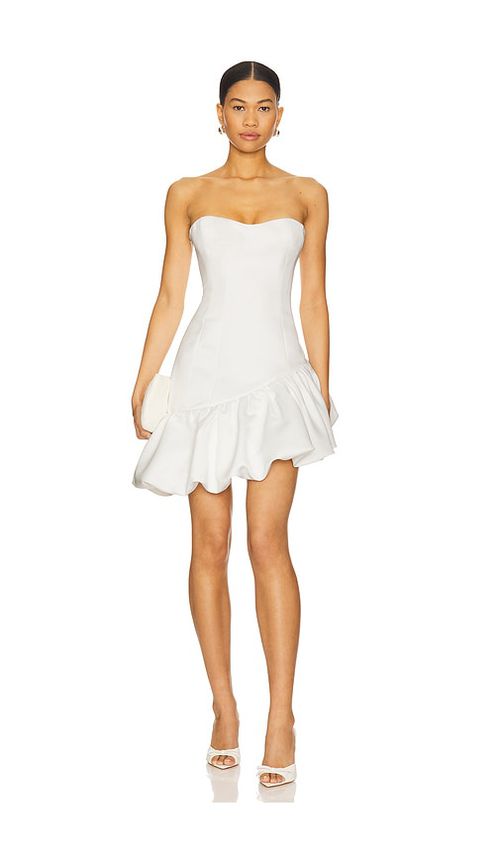 Lovers and Friends Giselle Mini Dress in Ivory.  XXS. Also in L, M, S