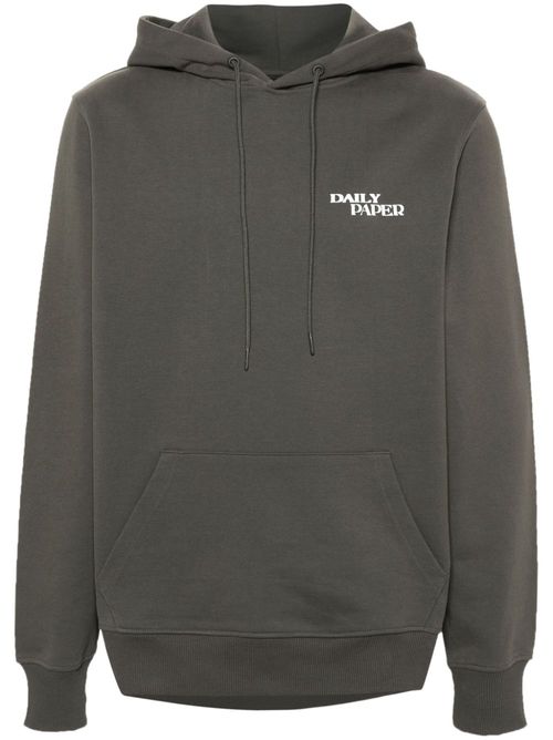 Hand in Hand cotton hoodie - Green