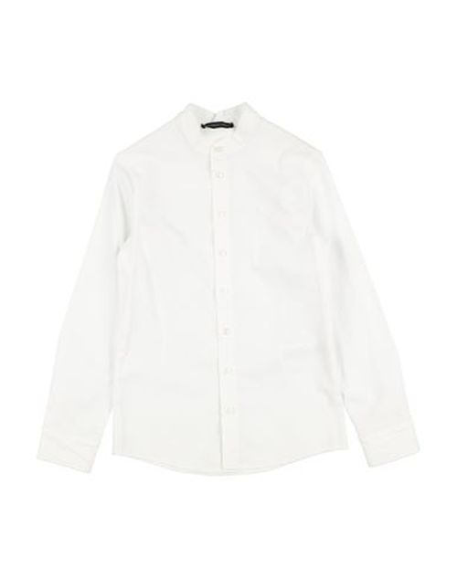 Gaudì Kid Boy Shirt White Size 10 Cotton, Elastane