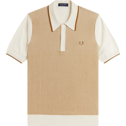 Fred Perry Tonic Waffle Knitted Polo Shirt
