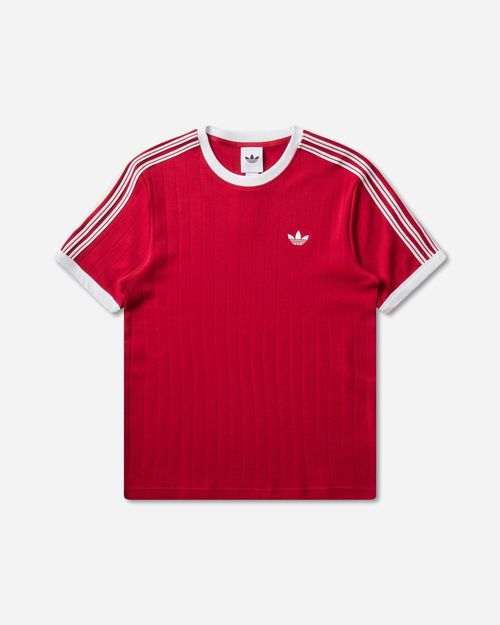 Men s Drop Needle 3-Stripes T-Shirt Team Victory Red
