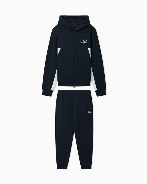 Summer Block pure cotton tracksuit with hood