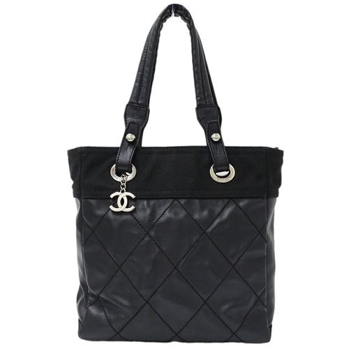 Coated Canvas Handbag Tote Bag (Pre-Owned)