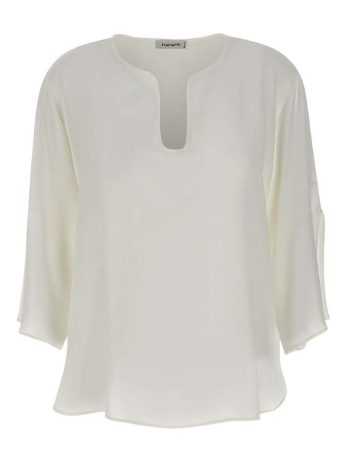 Silk blouse - White