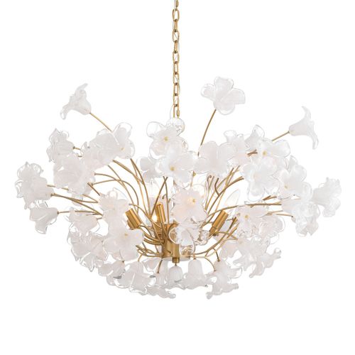 Legacy Brass Chandelier from the Bloome Collection
