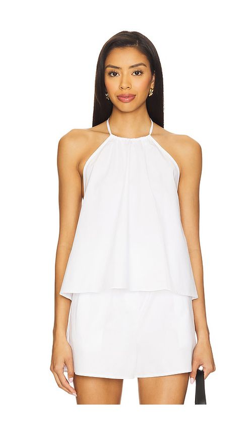 CLYQUE Tauni Top in White. - L also in