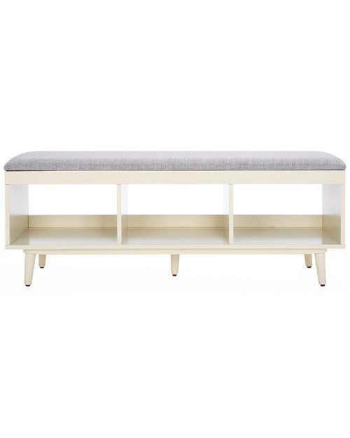 Cricket Open Shelf Bench with Cushion