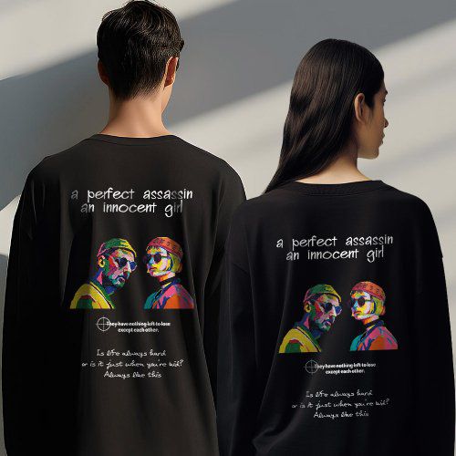 OHP x GASUJENG bAssassin and Girl Basic Long Sleeve T-shirt 