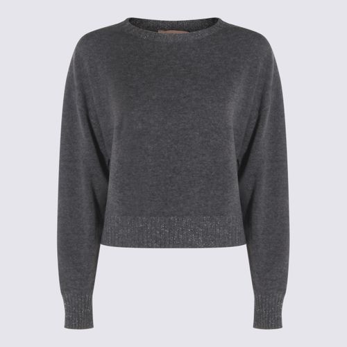 Sweaters Medium Mel. Grey/argento Lurex _wo Ws Pl - Women