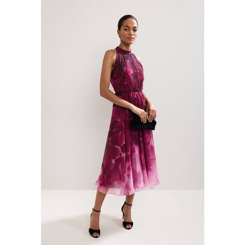 Phase Eight Women's Bethany Floral Print Dress in Fuchsia
