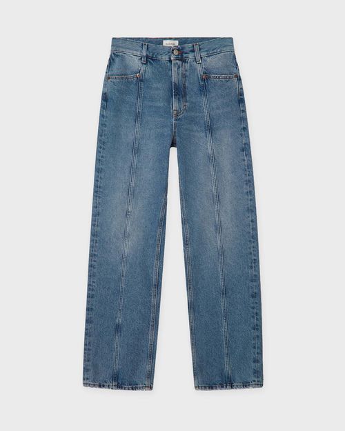 Dagmar Jeans Loose Fit Dark Blue Denim Light blue W