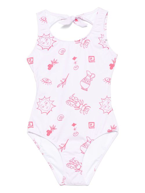Andorine printed swimsuit - Pink