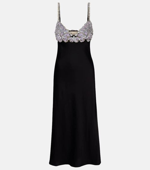 Embellished midi dress