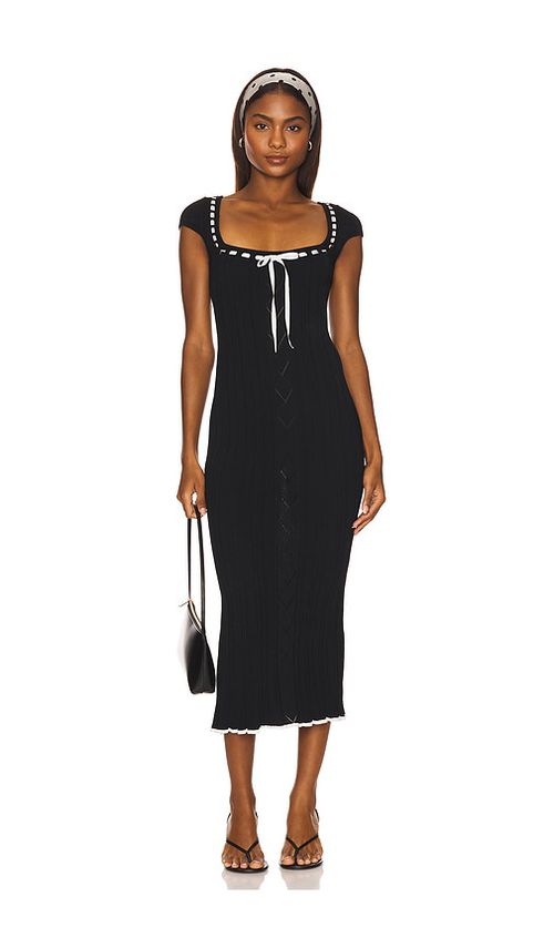 LPA Jonna Midi Dress in Black. -  XS also in L, M