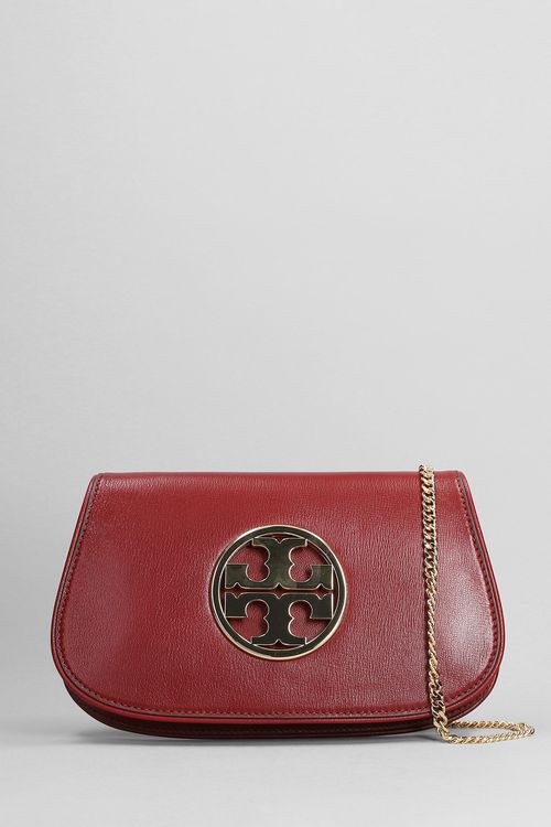 Reva Shoulder Bag In Bordeaux Leather