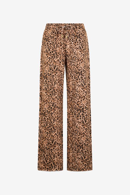 Leopard Skin Print Trousers