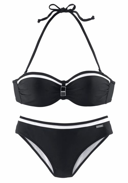 LASCANA Bikini nero / bianco