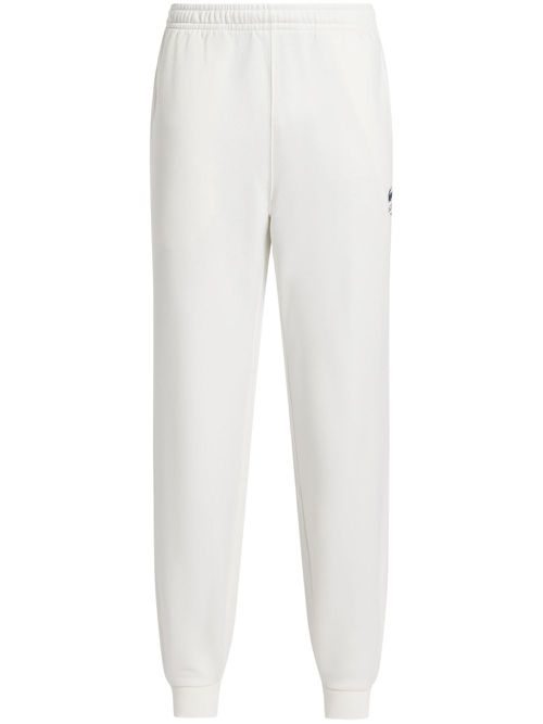 Logo-embroidered track pants - White