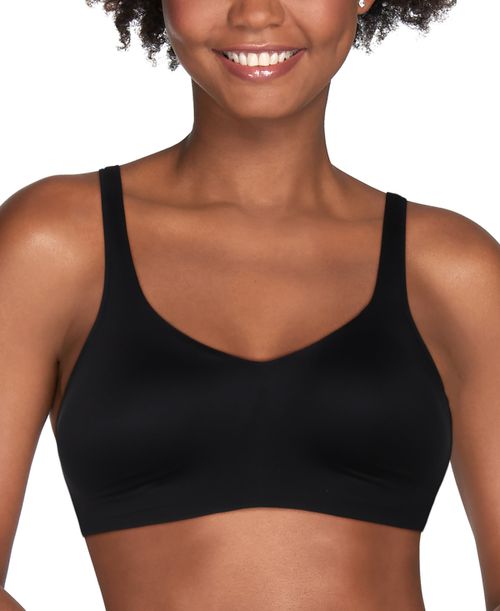 Women's Beyond Comfort Simple Sizing Wirefree Bra 72204 - Mid Black