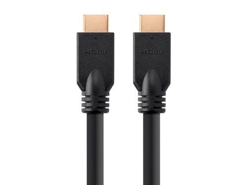 1080p No Logo High Speed HDMI Cable 50ft - CL2 In Wall Rated 10.2 Gbps Black