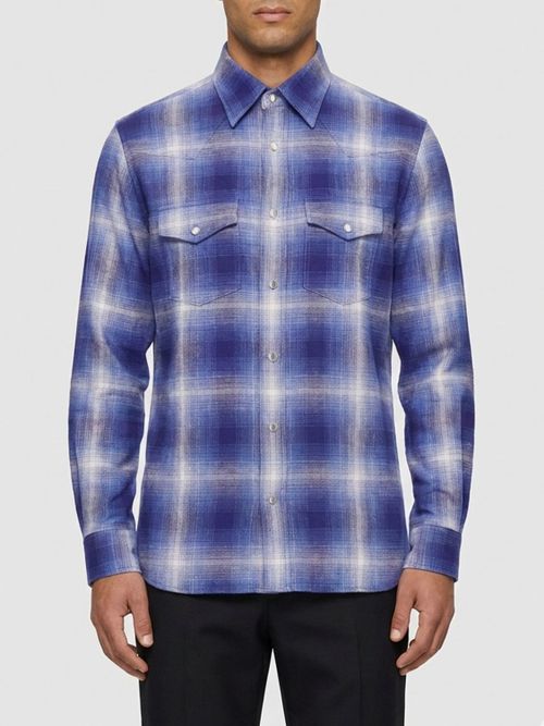 Shirt Men color Blue