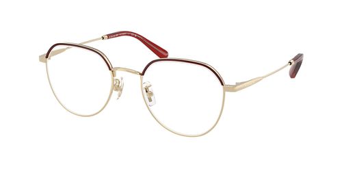 Coach HC5188TD Asian Fit Women's Glasses, Gold, Size 51
