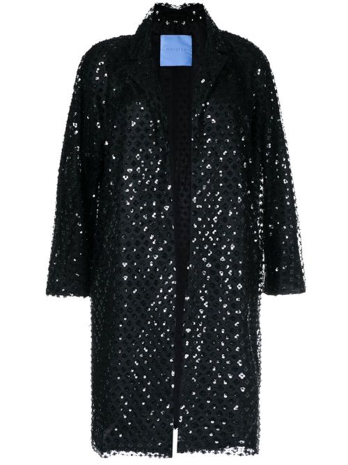 Sequence sequin-embellished jacket - Black