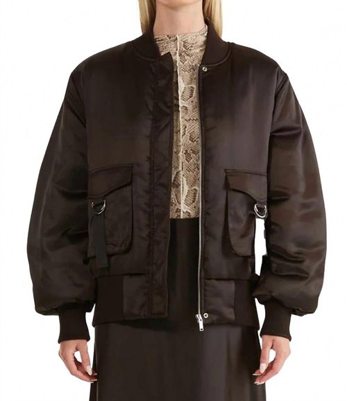 Isy Bomber Jacket In Mocha