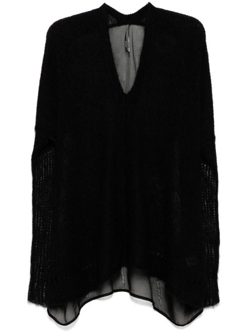Scollo V-neck jumper - Black
