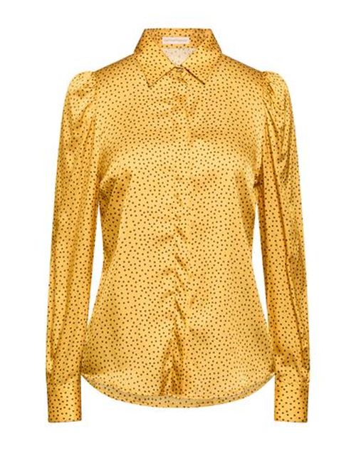 Woman Shirt Marigold Size 4 Viscose, Silk