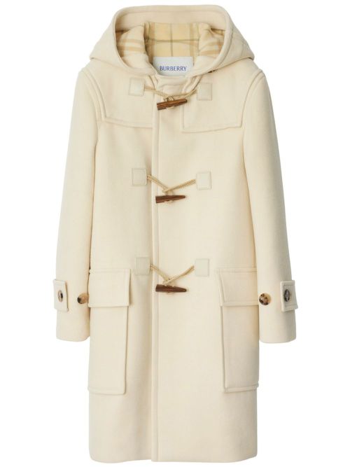 Hooded duffle coat - Neutrals
