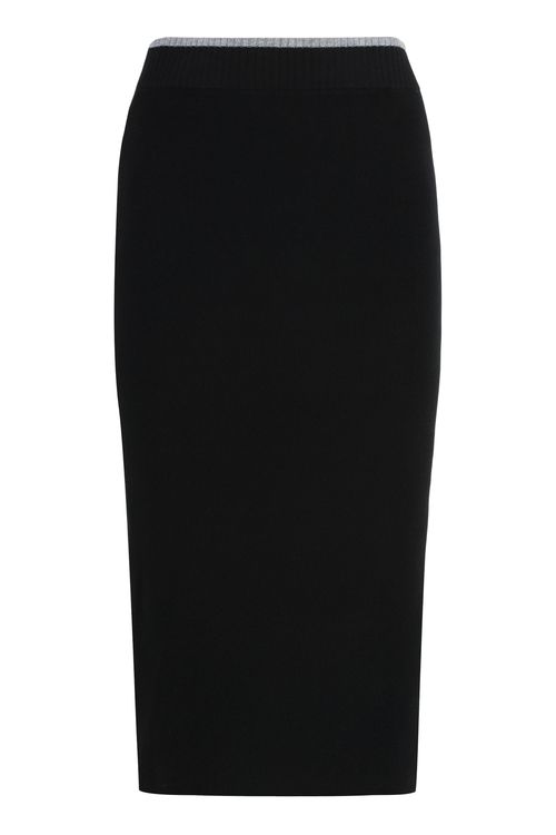 Nuova Guinea Ribbed Knit Skirt