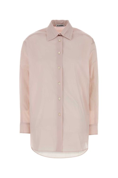 Oversized Muslin Shirt — Pink