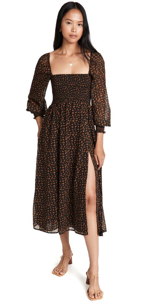 white christmas dresses Estelle Black Smocked Dress | Dresses