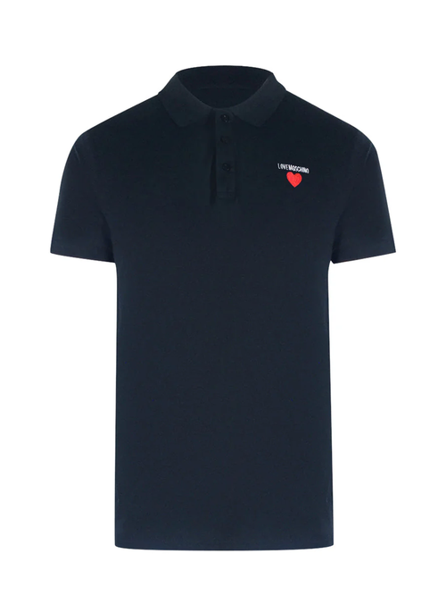Love Moschino Navy Blue Polo Shirt - Navy