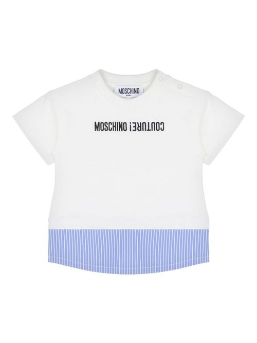 Logo-print cotton T-shirt - White