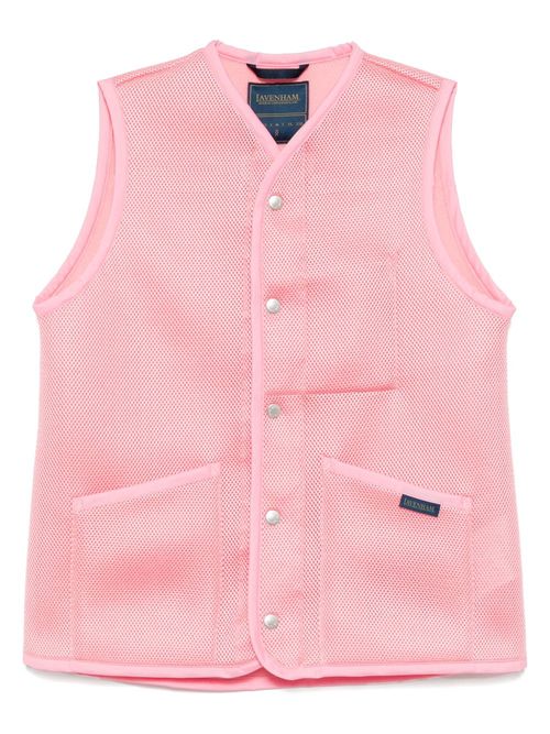Comme Des Garçons Girl mesh gilet - Pink