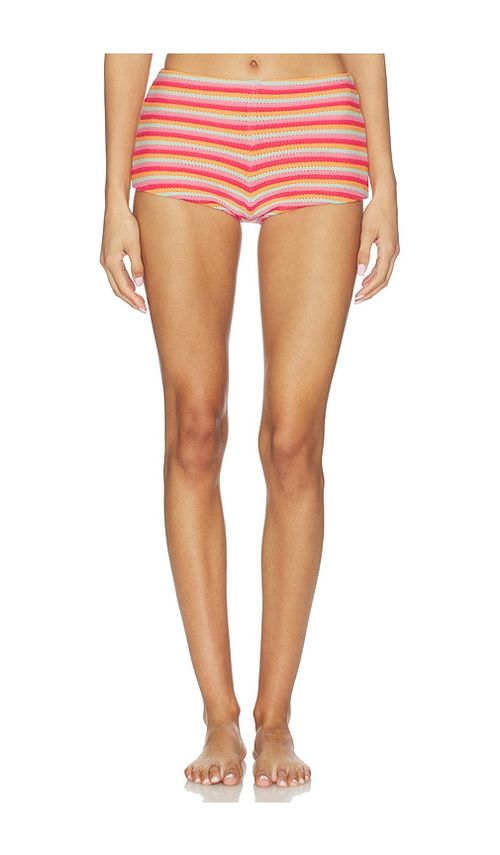BEACH RIOT Nyx Highwaist Bikini Bottom in Pink,Baby Blue. - M also in L, S